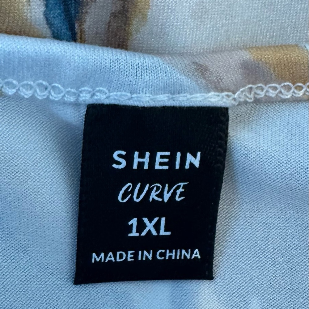 SHEIN Curve Elegant Multicolor Top - Picture 5 of 7